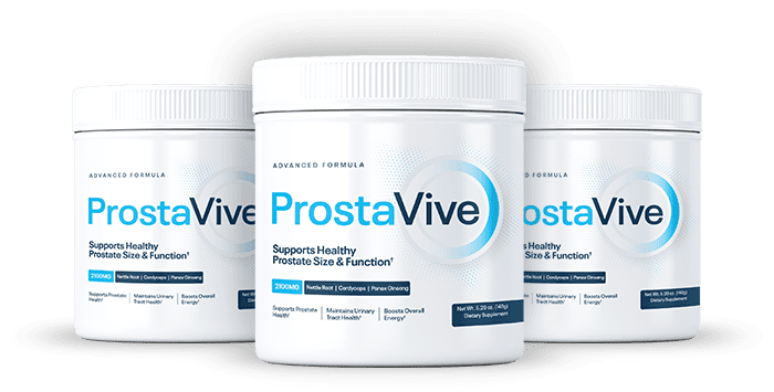 ProstaVive natural prostate support supplement designed to support prostate health and urinary function in men